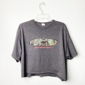 🦋 MUIR WOODS Crop Top Graphic Tee National Monument XL